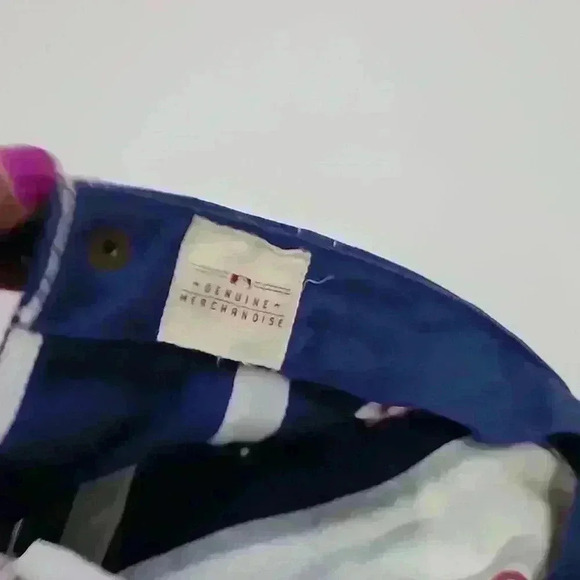 Titleist Mens MLB Texas Rangers Hat Wt/Blue One Size Baseball Cap Discoloration - Picture 7 of 7